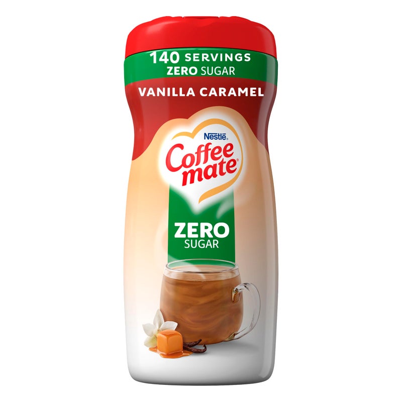 Coffee Mate Coffee-mate Vanilla Caramel, Zero Sugar Powdered Coffee Creamer, 10.2 Ounce (Pack of 6) - Image 1